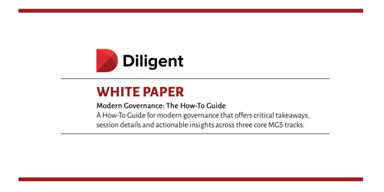 White paper - Modern Governance